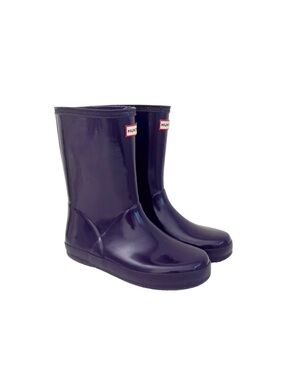 Girls size US 13 Hunter rain boots